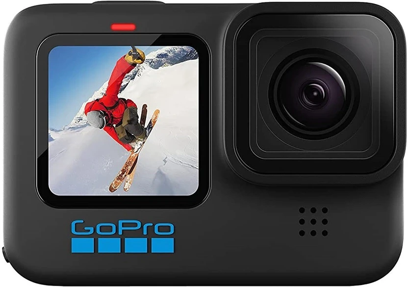 GoPro Hero 10 Waterproof with Front LCD and Touch Rear Screens, 5...more