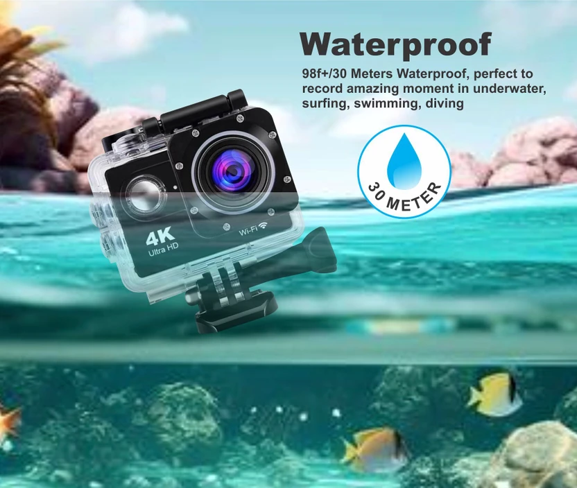 ENERIOX Premium 4k Sports Camera Helmet Camera Ultra HD Camera Sp...more