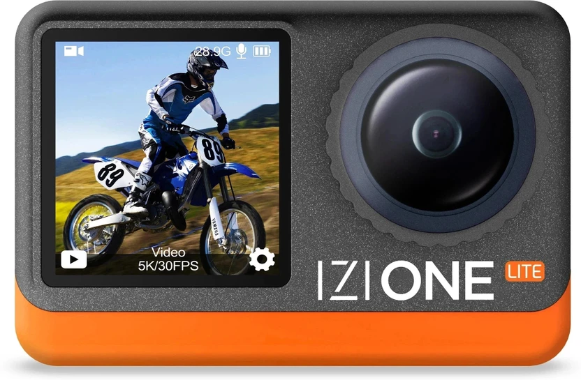 Action Cameras IZI ONE LITE Action Camera One Lite 5K Action Camera - 4K 60FPS 5...more