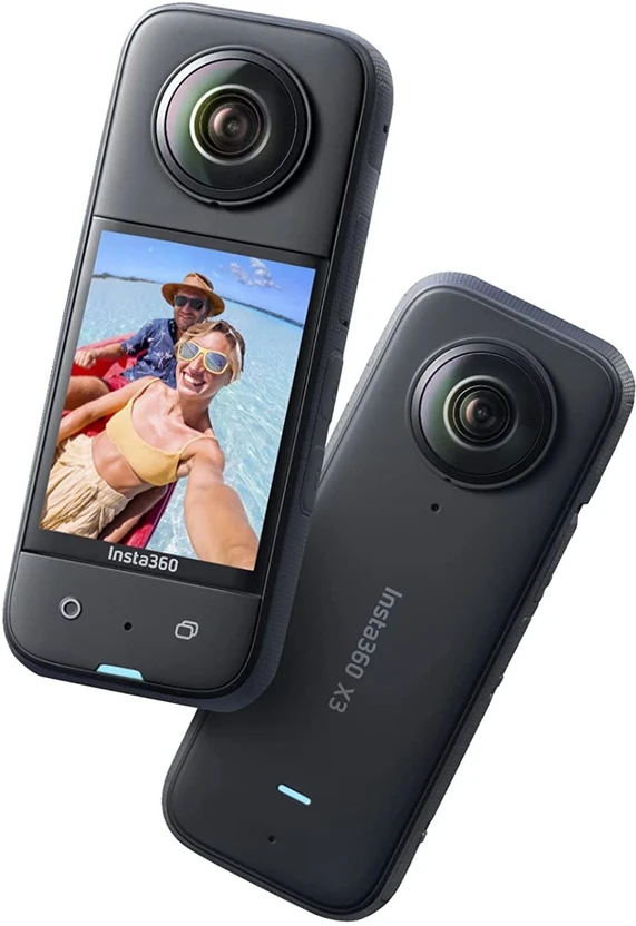 Action Cameras Insta360 Action Camera X3 Sports and Action Camera (Black, 72 MP)