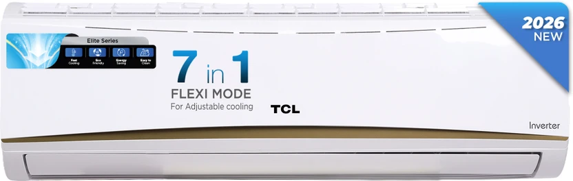 Air Conditioners TCL 2026 Model 1 Ton 3 Star Split Inverter 7 Step Convertible wit...more