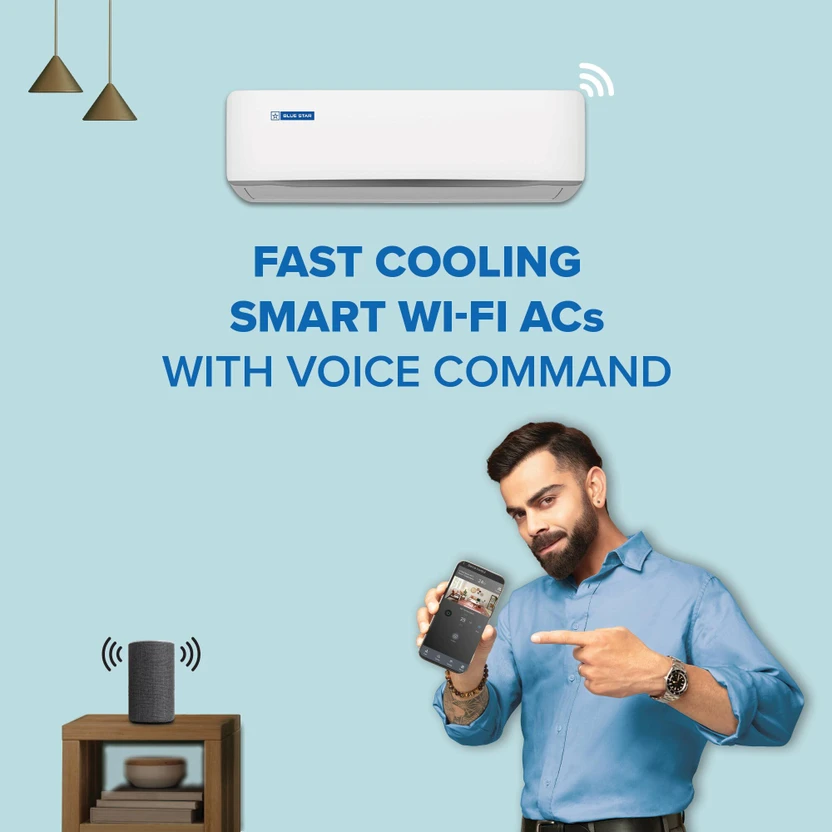 Blue Star 2026 Model 1.5 Ton 3 Star Split Inverter with Wi-fi AC ...more