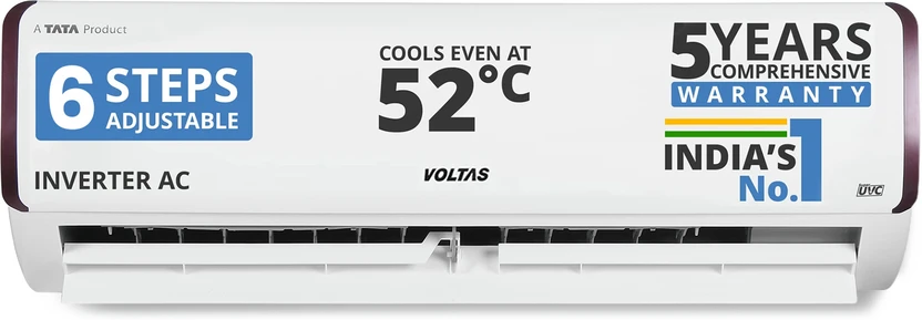 Air Conditioners Voltas 2025 Model 1.5 Ton 3 Star Split Inverter AC (183V CAQ(4503...more