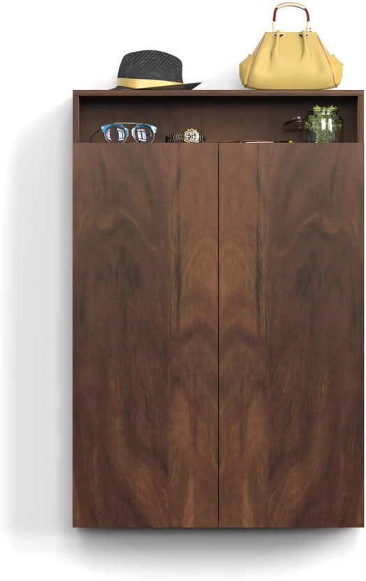 THE WOODEN CITY Solid Wood Bar Cabinet (Finish Color - Honey, Pre...more