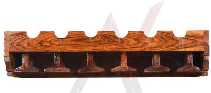 KHATIARTS Solid Wood Bar Cabinet (Finish Color - HONEY, Pre-assem...more