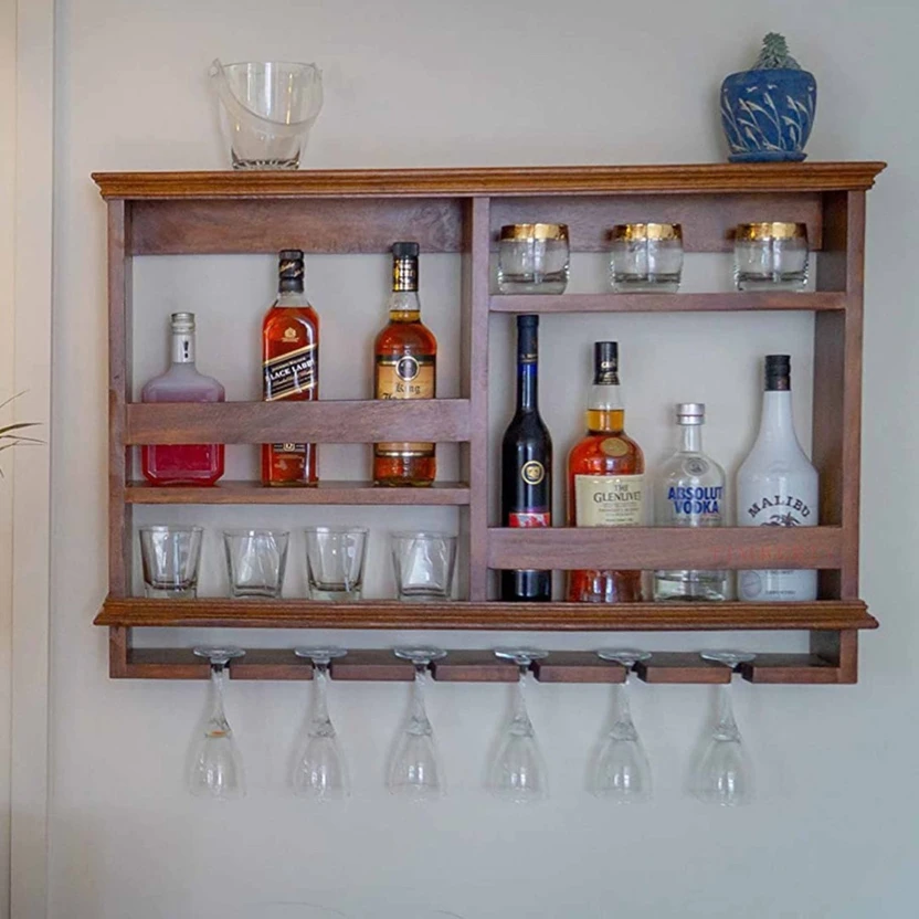 Craftvelly Premium Quality Sheesham Wood Bar Cabinet Solid Wood B...more