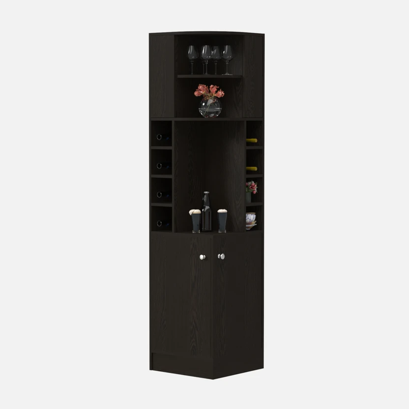 Flipkart Perfect Homes Rhythm Engineered Wood Bar Cabinet (Finish...more