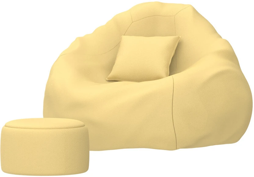 Biggie 4XL LoungeRelax Sofa with Cushion and Footrest Teardrop Be...more