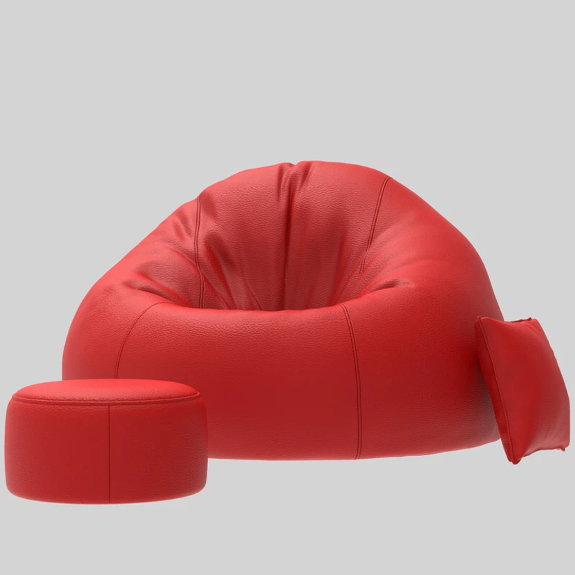 Biggie 5XL CraftedLounge Sofa with Cushion and Footrest Teardrop ...more