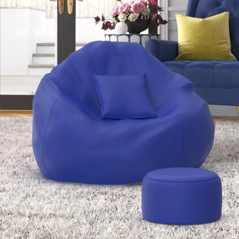 Biggie XXXL NookHaven Sofa with Cushion and Footrest Teardrop Bea...more