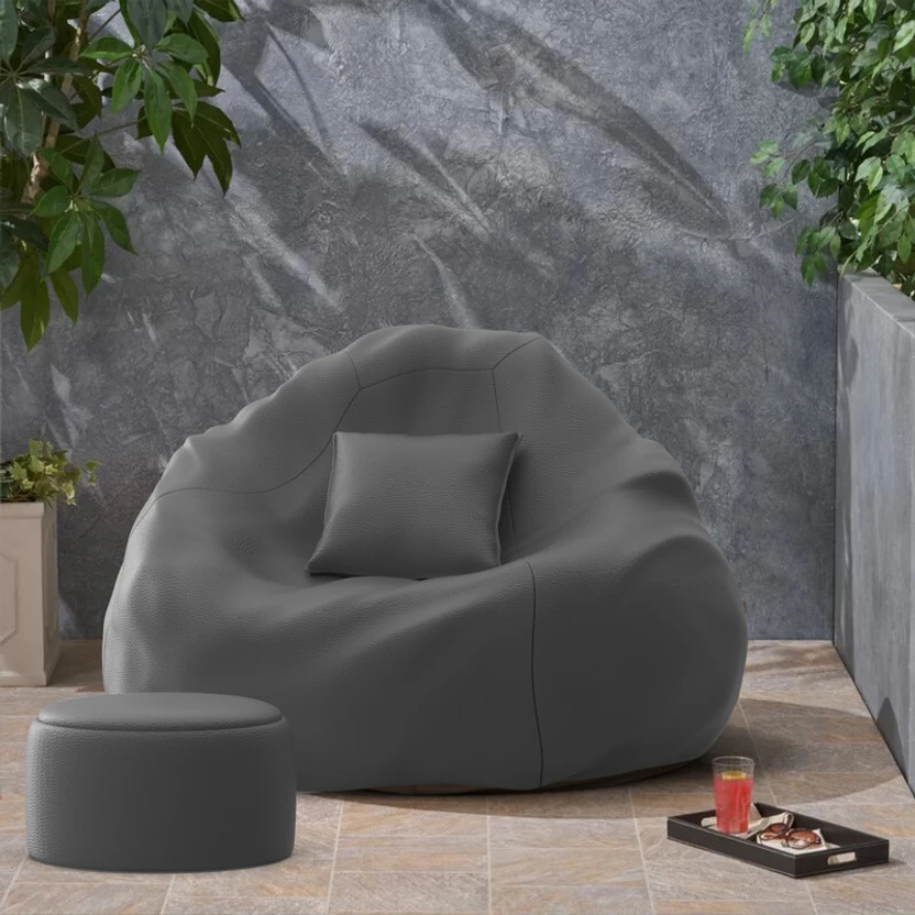 Biggie 5XL RetreatDream Sofa with Cushion and Footrest Teardrop B...more