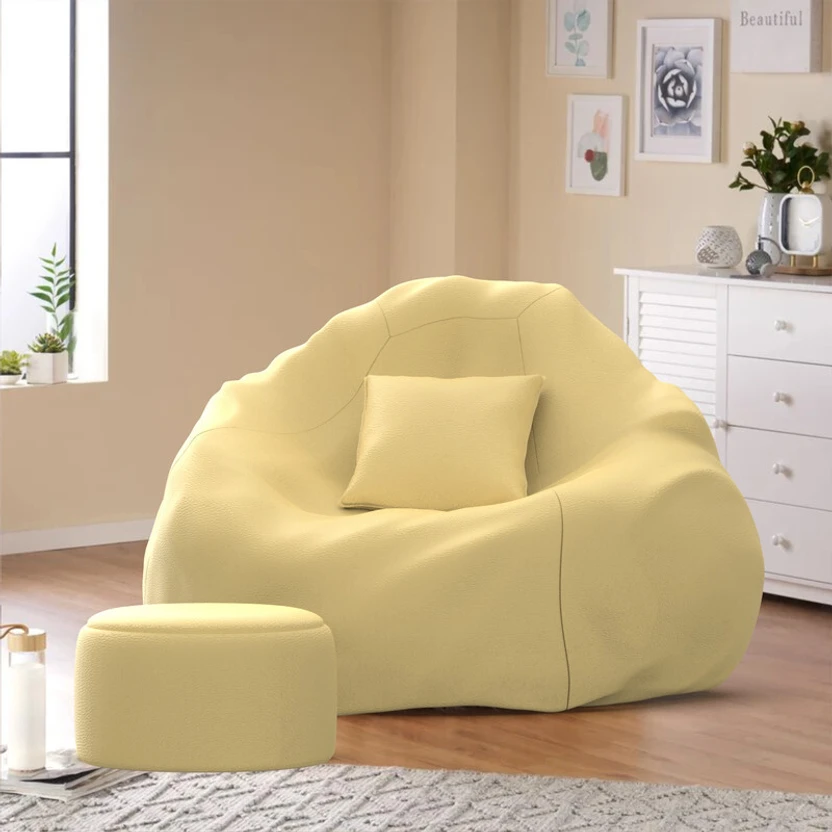 Biggie XXXL ZenChill Sofa with Cushion and Footrest Teardrop Bean...more