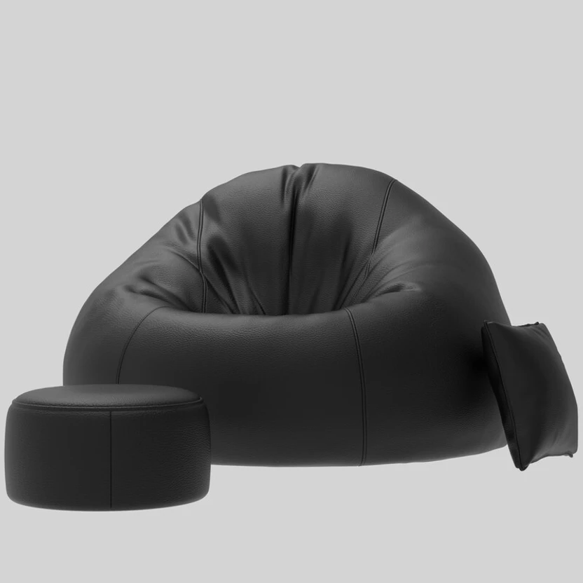 Biggie 5XL CraftedLounge Sofa with Cushion and Footrest Teardrop ...more