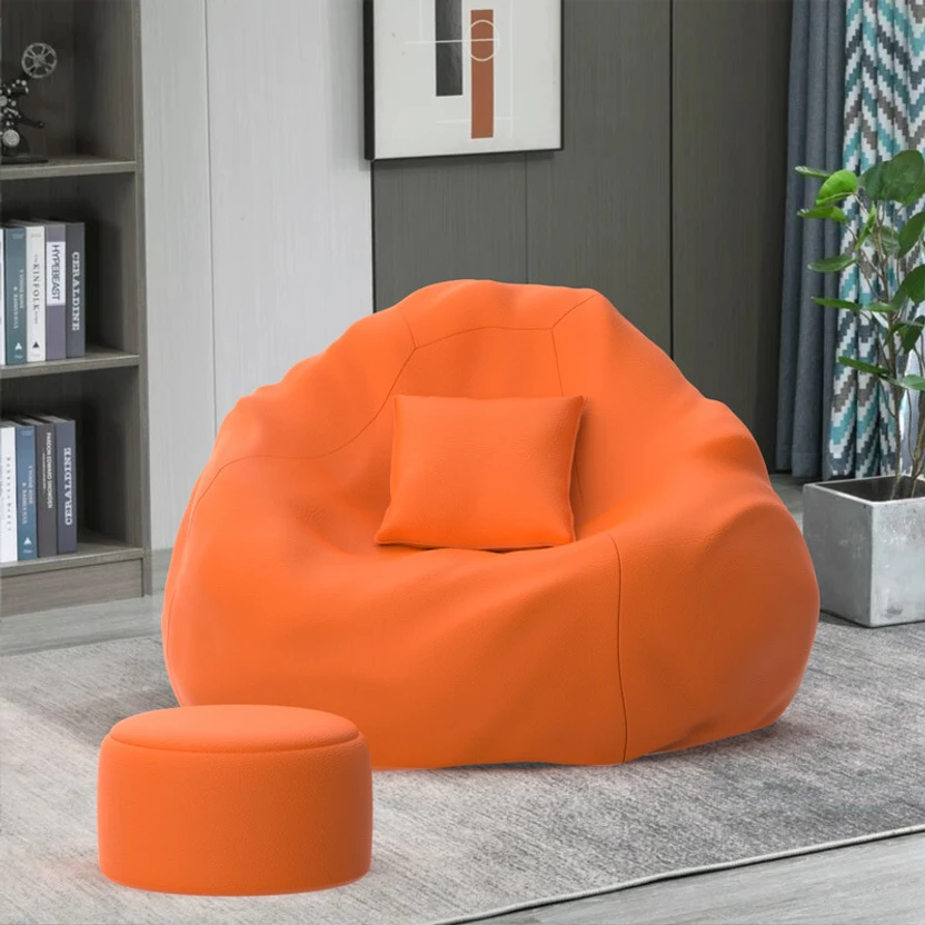 Biggie 5XL HubCushy Sofa with Cushion and Footrest Teardrop Bean ...more