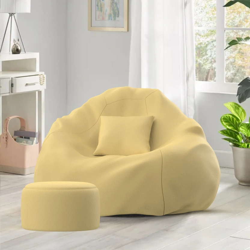 Biggie XXXL LoungeRelax Sofa with Cushion and Footrest Teardrop B...more