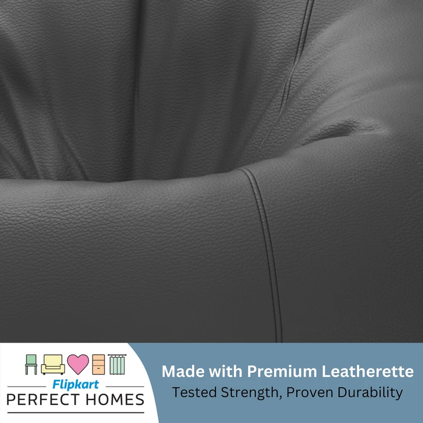 Flipkart Perfect Homes XXXL Teardrop Bean Bag  With Bean Filling ...more