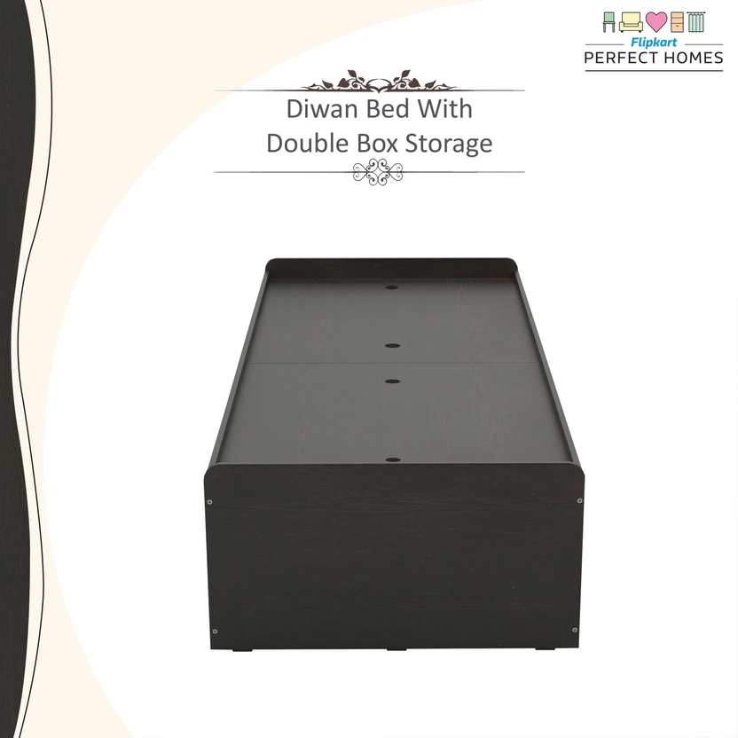 Flipkart Perfect Homes Quintus Engineered Wood Single Box Bed, 18...more