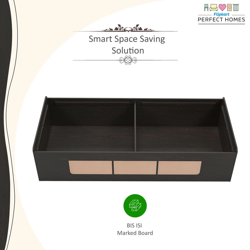 Flipkart Perfect Homes Quintus Engineered Wood Single Box Bed, 18...more