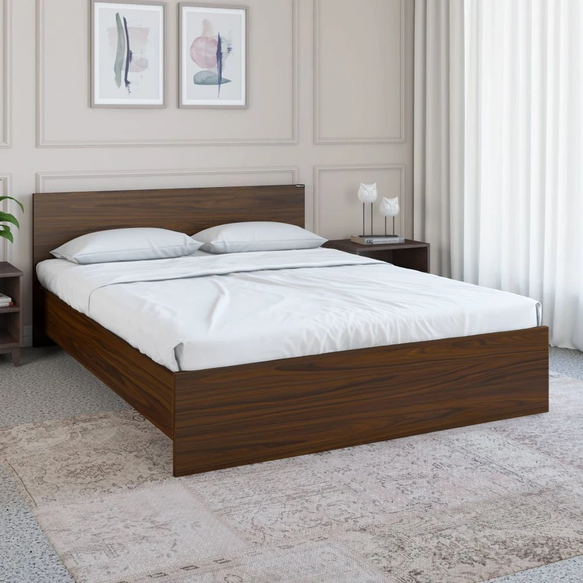 Nilkamal Arthur Neo Engineered Wood King Bed, 204.5 cm x 187.6 cm...more