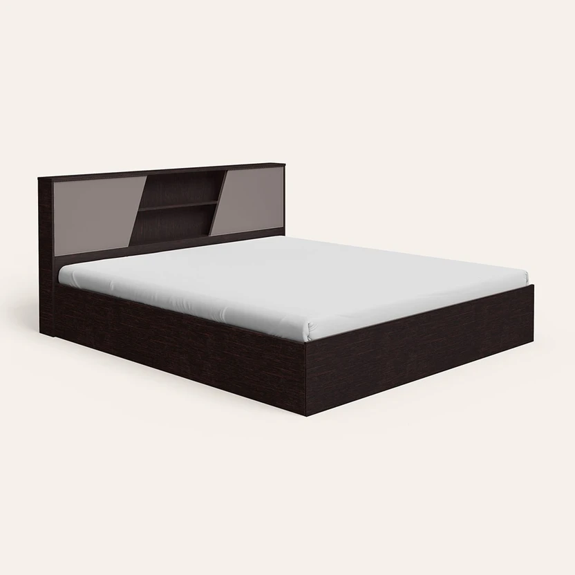 Godrej Interio Hannah Engineered Wood Queen Box Bed, 216.1 cm x 1...more