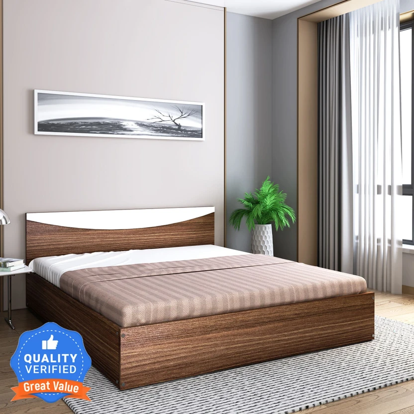 Beds Flipkart Perfect Homes Carol Engineered Wood King Bed, 203.5 cm x...more