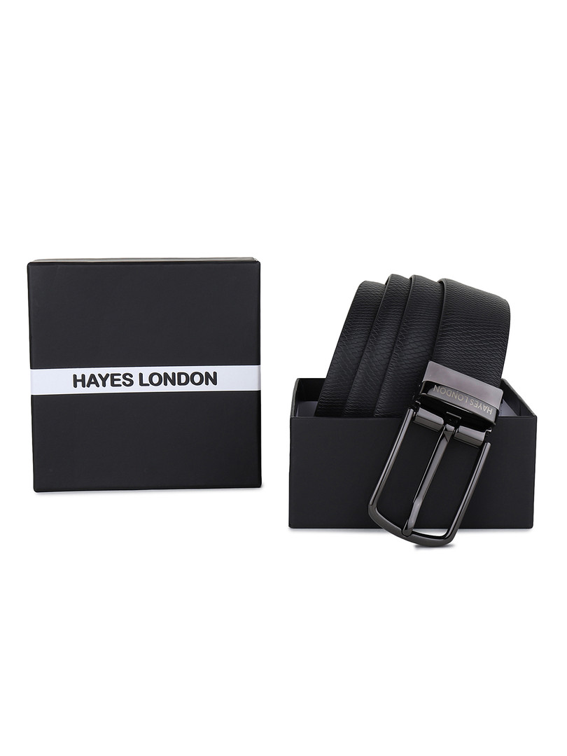 Hayes London Men Genuine Leather Belts Reversible Durable Belt Viper