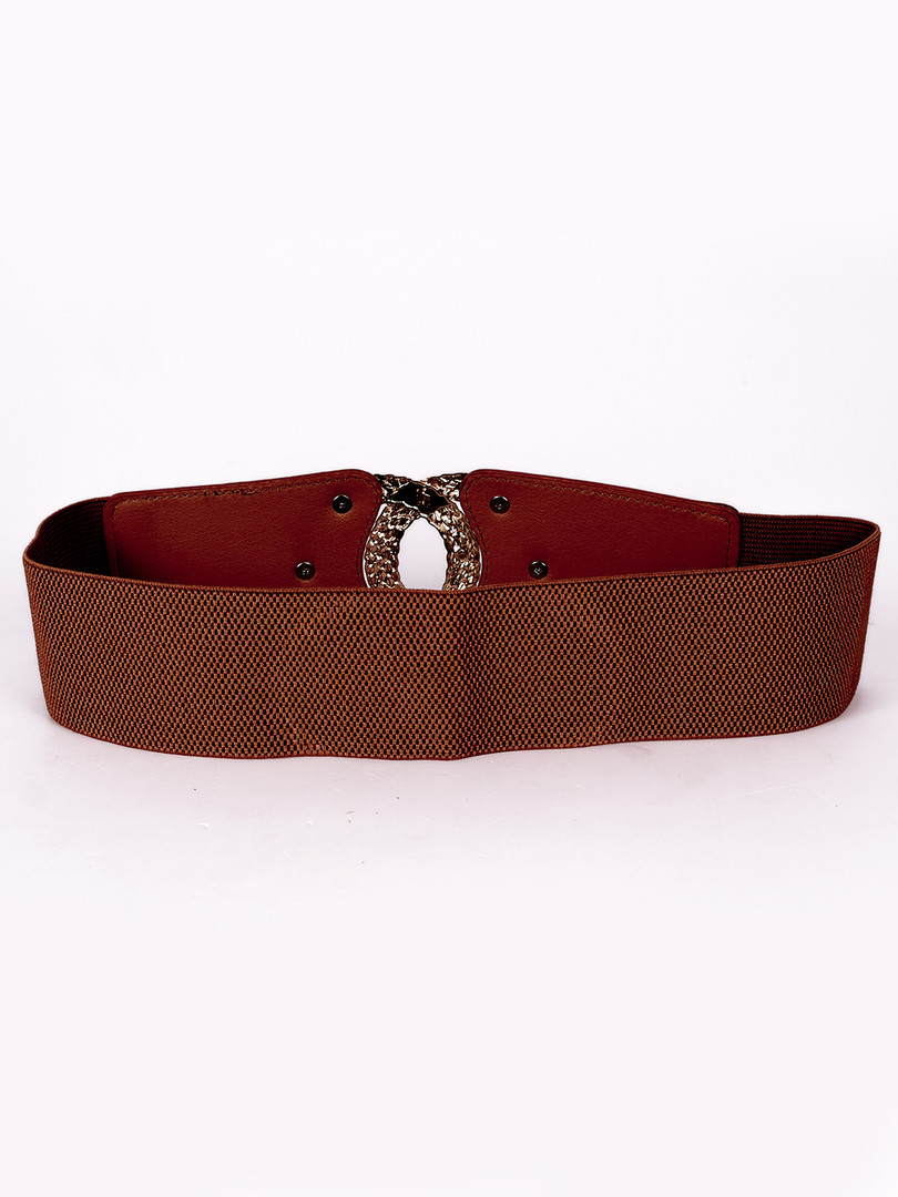 REDHORNS Women Double Ring Stretchable Belt