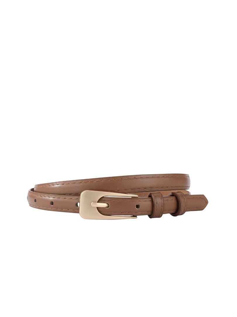 SALTY Women Timeless Caramel Vegan Leather Belt