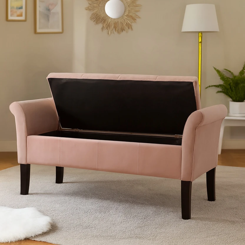 MAJESTIC MART Luxury Bench Settee with Storage Box For Living Roo...more
