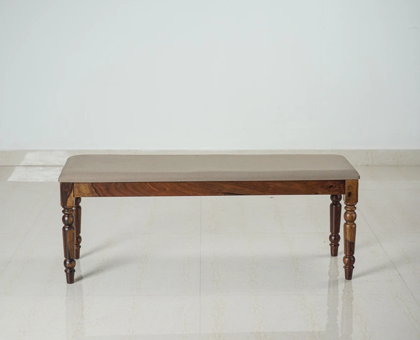 Woodefly Sheesham Wood 3 Seater Bench for Dining Room/Indoor/Balc...more