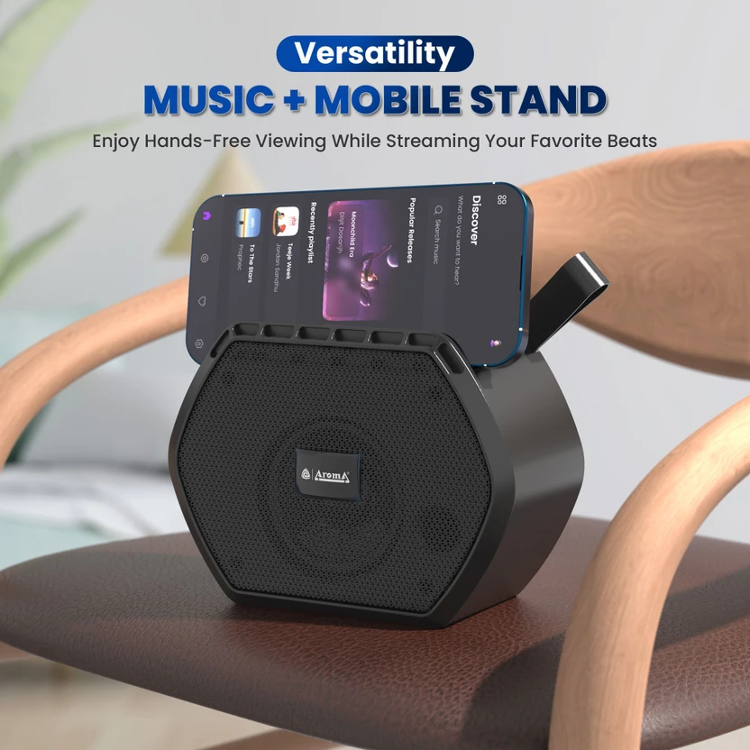 Aroma Bravo 5W Upto 4 Hrs Music time*,Dynamic Thunder Sound,Dynam...more