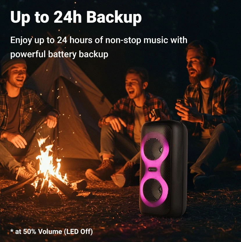 ZEBRONICS ZEB-PSPK 55 (Zeb-County Pro 11) 16 W Bluetooth Speaker ...more