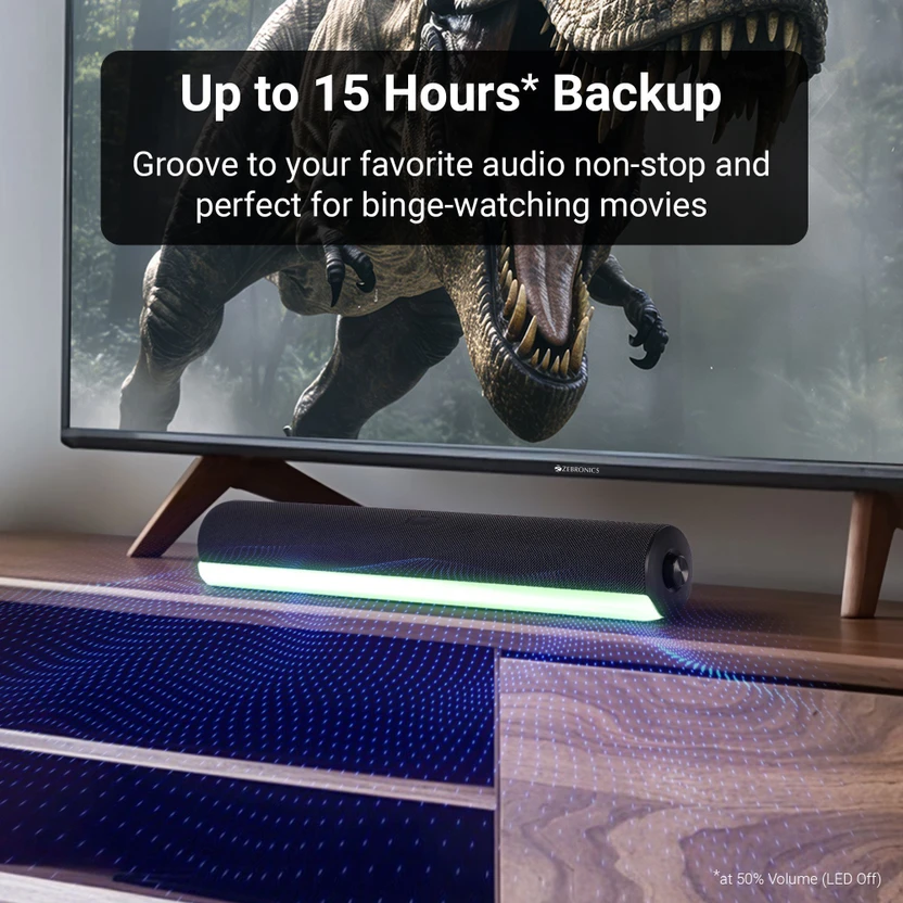 ZEBRONICS Vita 201 (PSPK 51), Upto 8 Hours Playback, BTv5.3 | USB...more