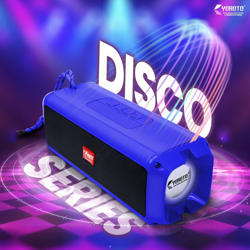 YOROTO YO-412BTL Wireless Speaker With RGB Light, Superior Sound ...more