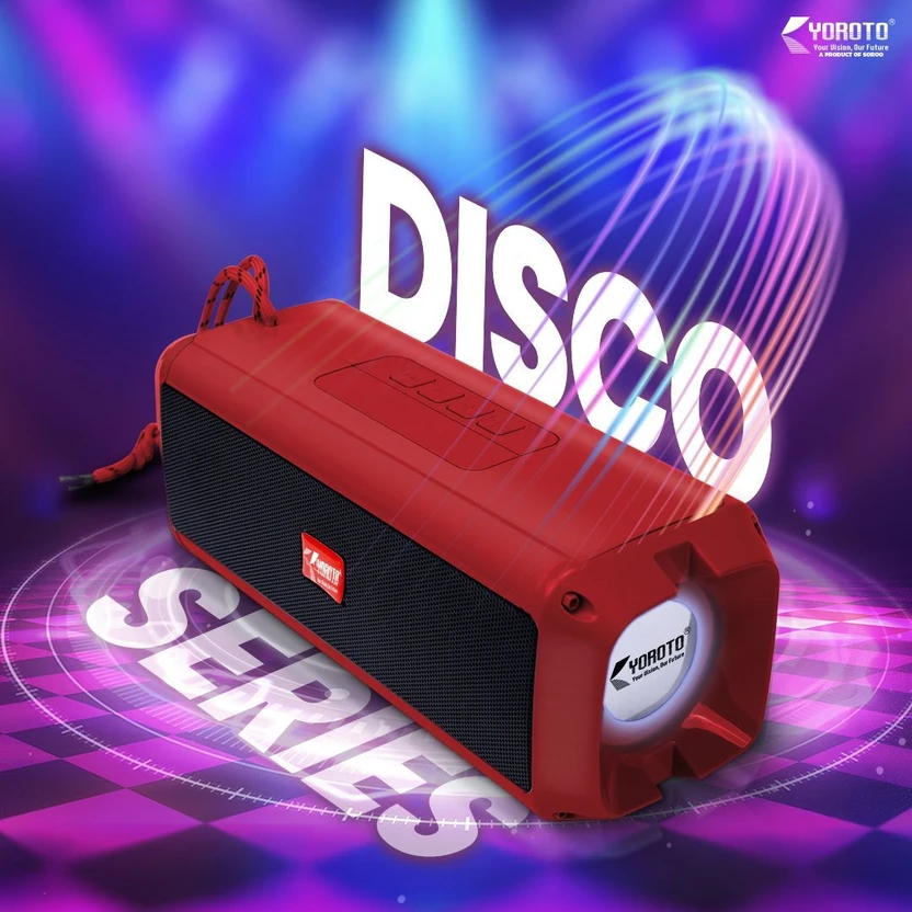 YOROTO YO-412BTL Wireless Speaker With RGB Light, Superior Sound ...more