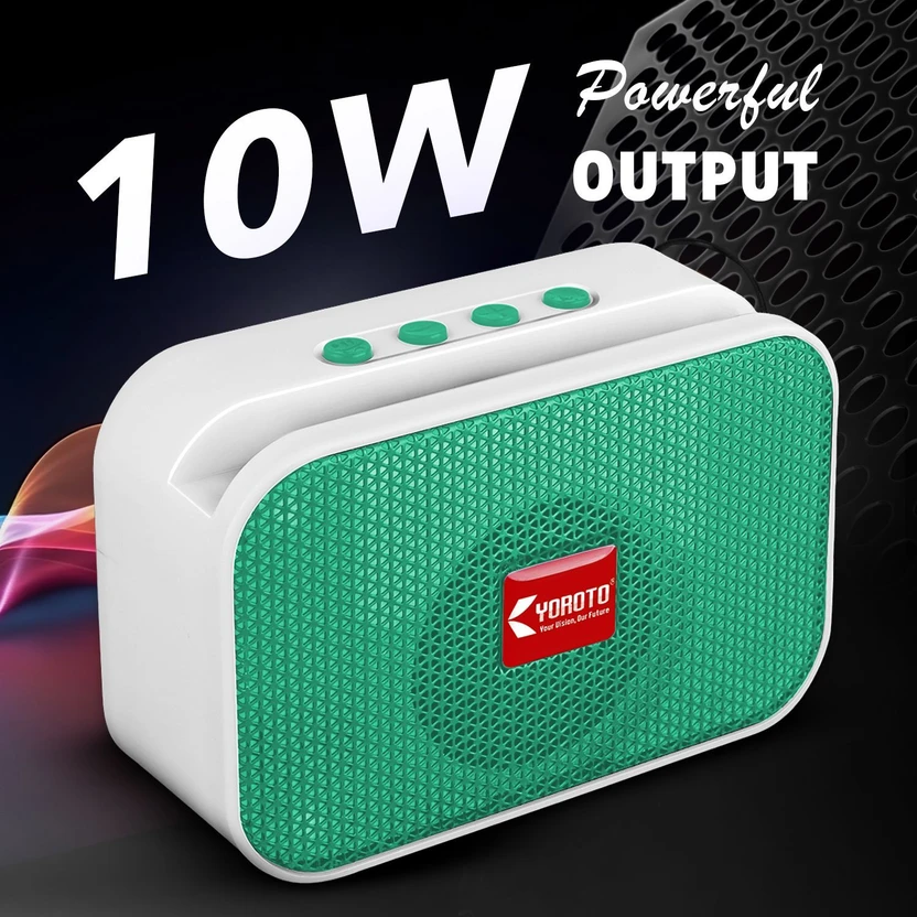 YOROTO Portable Speaker With Thunder Sound and High Bass 5 W Blue...more