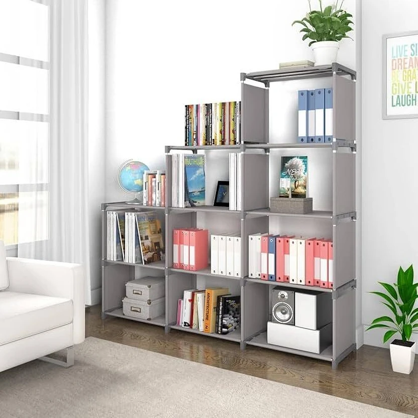 Bookshelves YouCopia Plastic Metal 9 Shelf Book Organizer Plastic Open Book S...more