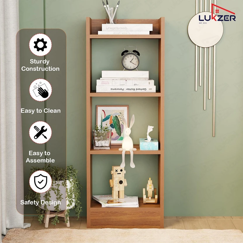 LUKZER 3 Layer Multipurpose Rack Bookcase Organizer Stand (MR-010...more