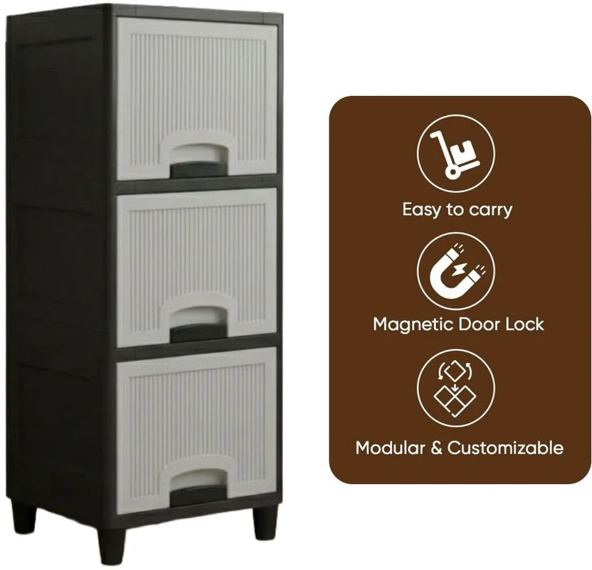 VISEMAN Scrapbooking Supply Vertical Storage Hub Plastic Semi-Ope...more