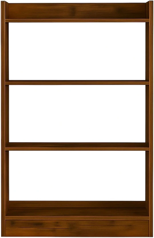 EW Wooden Large 4-Tier Open Bookshelf Rack Showcase Organizer for...more