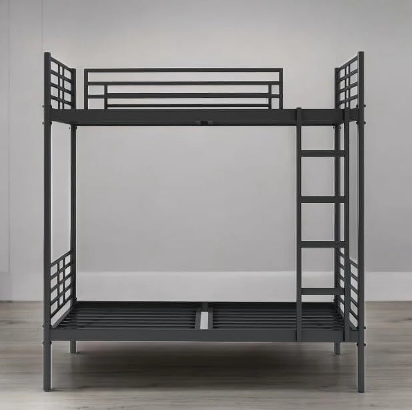 SIYA ART Bunk Bed Wrought Iron Metal Double Bed, 91.44 cm x 182.8...more