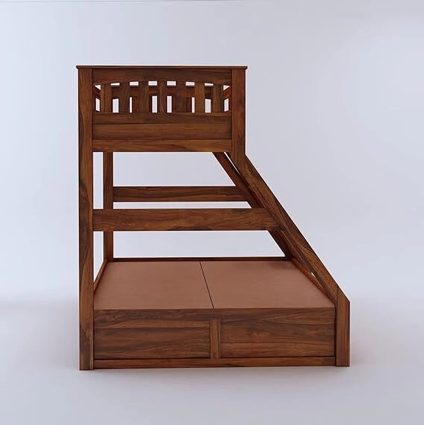 Ganpati Arts Queen Size Rio Bunk Bed For Bedroom/Kids Room/1 Year...more