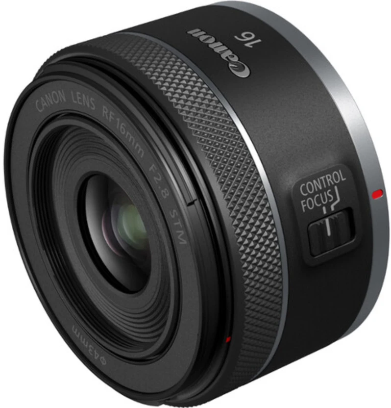 Canon RF 16 mm F2.8 STM Wide-angle Prime  Lens (Black, 16 mm)