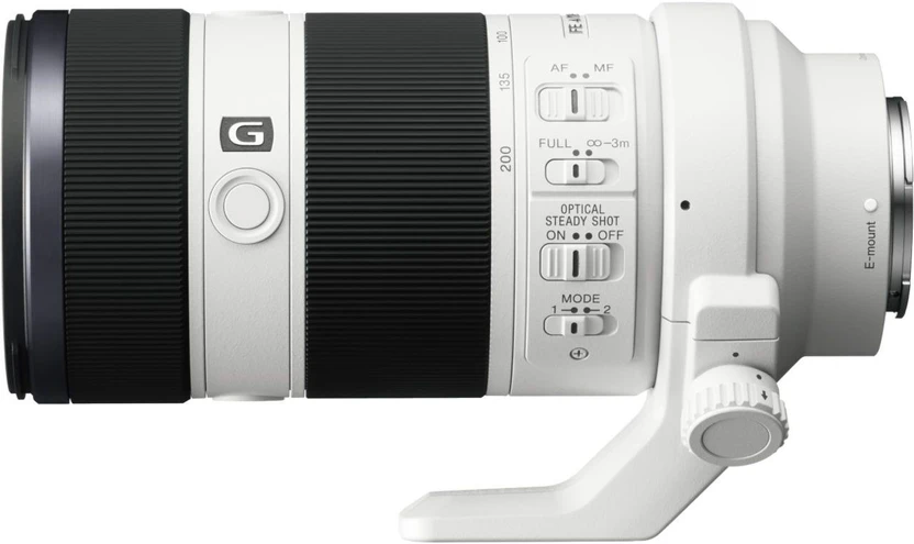 SONY SEL70200G Telephoto Zoom  Lens (Black, White, 70 - 200 mm)