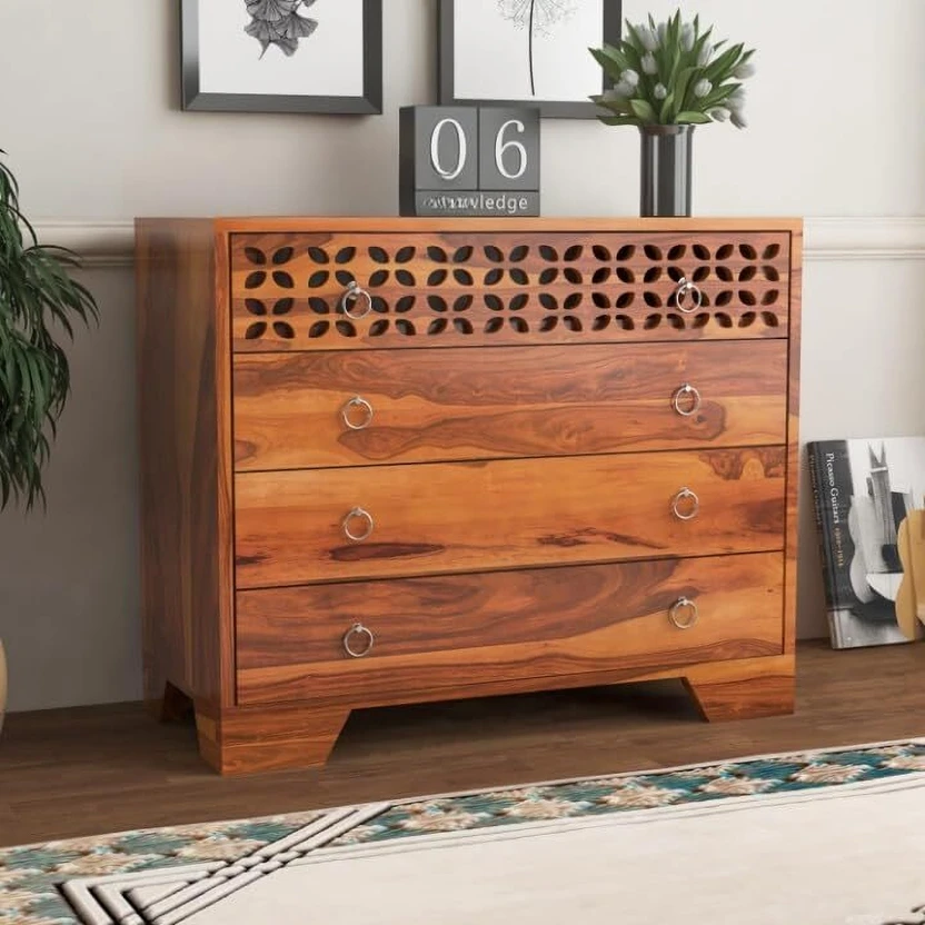 Sylvan Solid Wood Free Standing Chest of Drawers (Finish Color - ...more