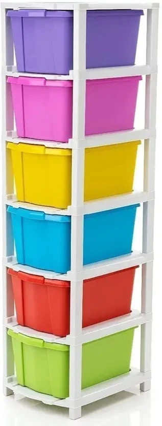 PRAYOMA ENTERPRISE Plastic Free Standing Chest of Drawers (Finish...more