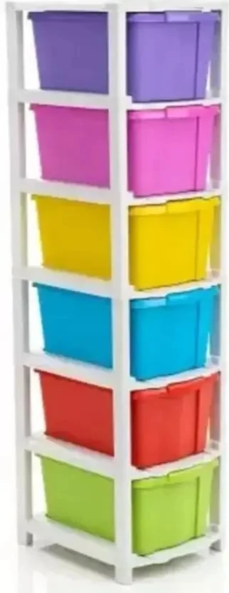 PRAYOMA ENTERPRISE Plastic Free Standing Chest of Drawers (Finish...more