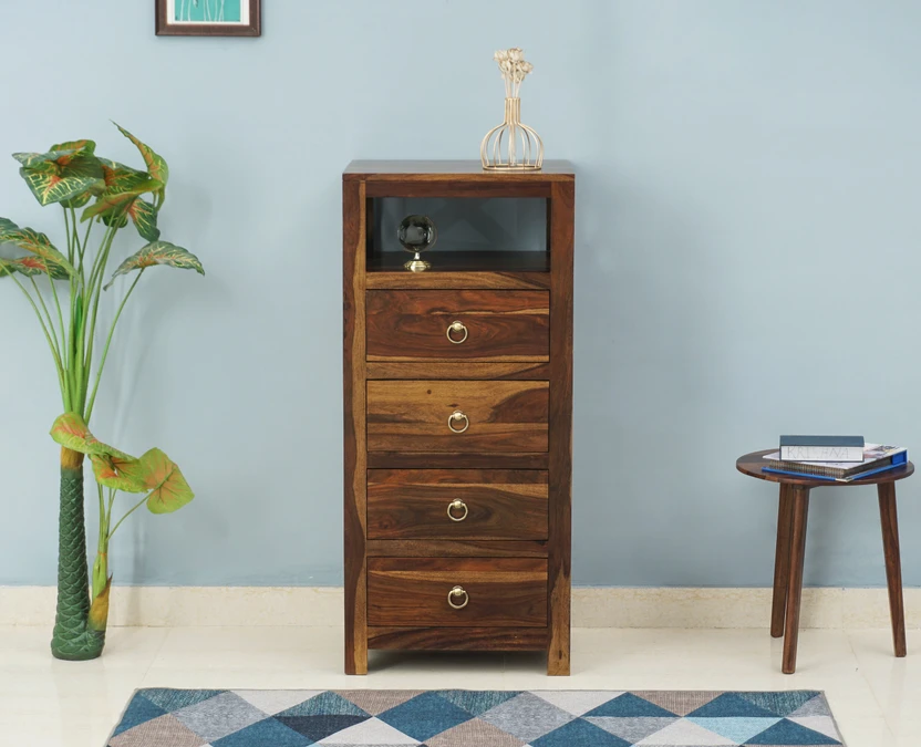 Woodefly Wooden Chest of Drawers for Storage Wooden Crockery Cabi...more