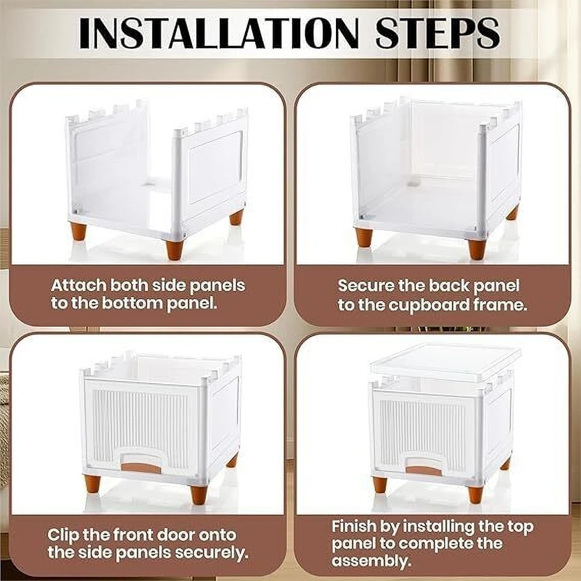 Zeekty Plastic Free Standing Chest of Drawers (Finish Color - Ful...more