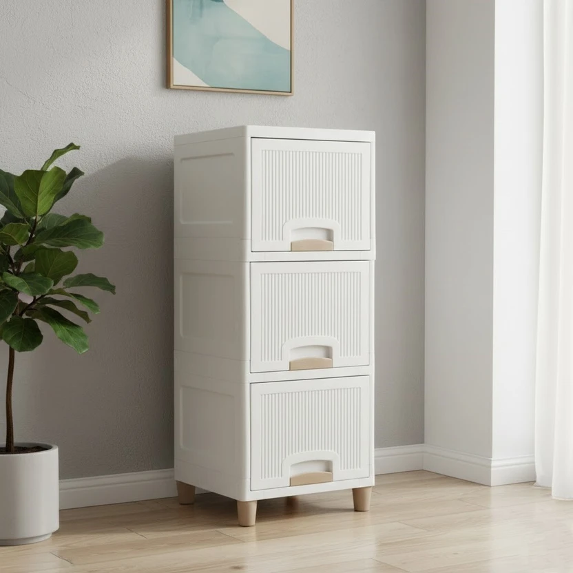 Zeekty Plastic Free Standing Chest of Drawers (Finish Color - Ful...more